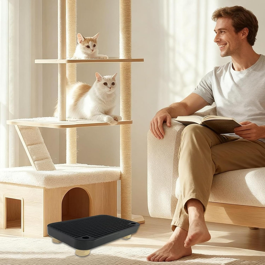 Katzenrampe Für Katzentoilette | Stufe Für Ältere Katzen Mit Filterfunktion | rutschfeste Kätzchen K