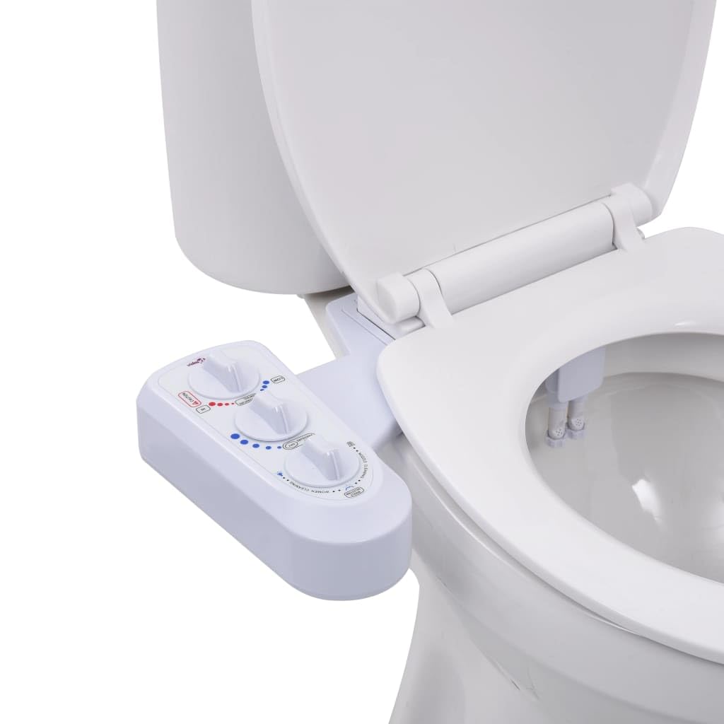 Bidet-Aufsatz für Toilettensitz Heiss-/Kaltwasser Doppeldüsen