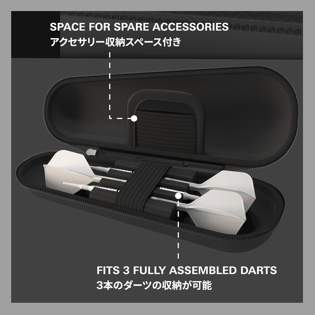 Target Japan Takoma Shell Wallet, Schwarz | Dart-Tasche, Dart-Aufbewahrungsbehälter, hält 3 vollstän