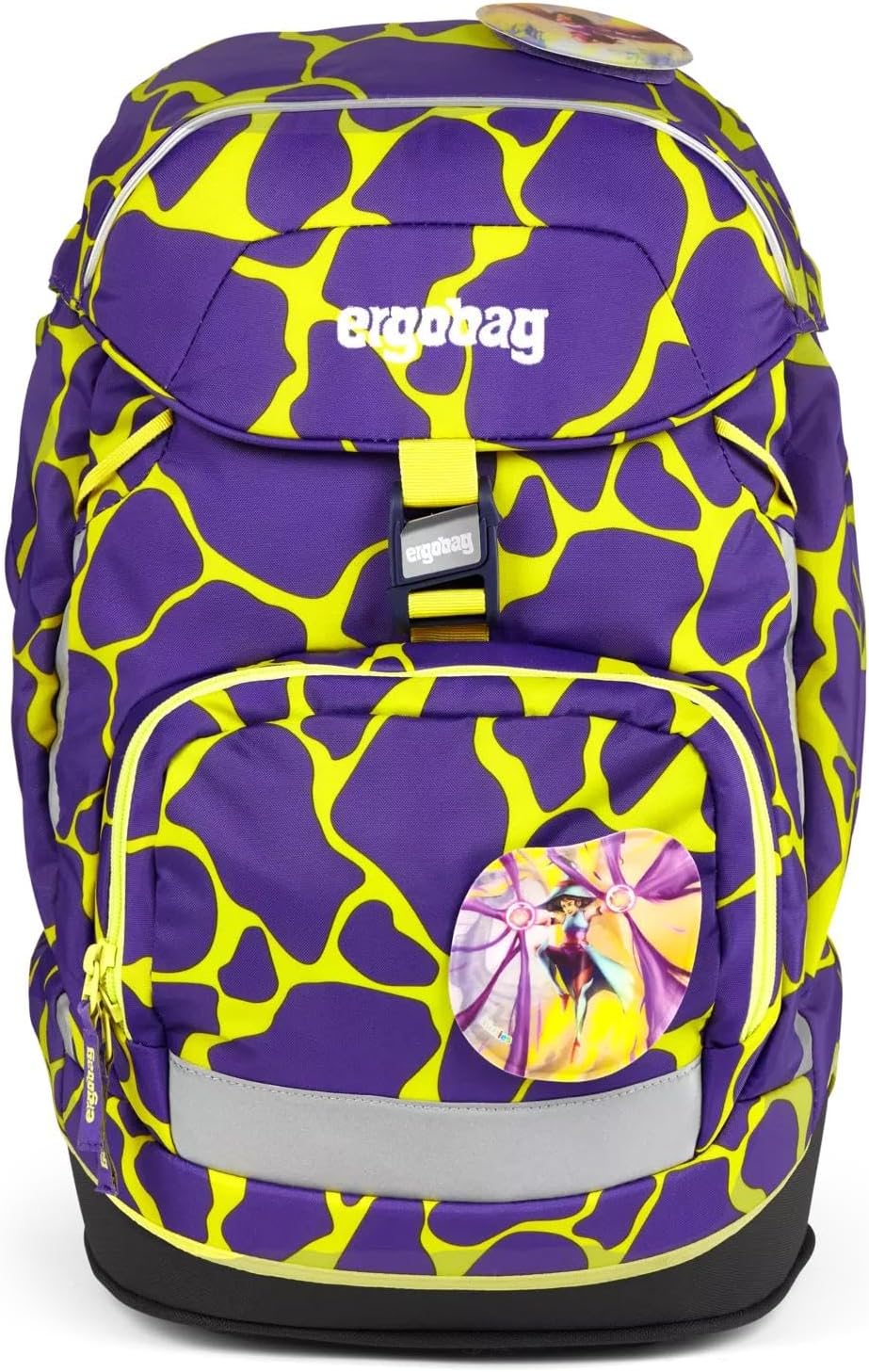 ergobag Primer Schulrucksack für Kinder, wasserdicht, ergonomisch, 20 Liter, 1100 g Superpowerbear -