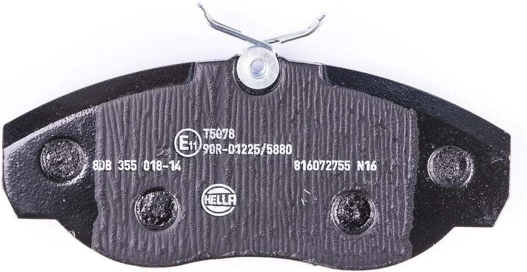 HELLA PAGID 8DB 355 018-141 Bremsbelagsatz - T5078 - Dicke/Stärke: 19.7mm - Bremssystem: Lucas - mit