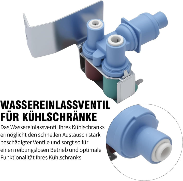 W10179146 Kühlschrank Wassereinlassventil 120V, Ersatz für Whirlpool, Ersatz für Kenmore, Ersatz für