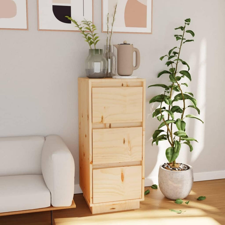 vidaXL Sideboard mit 3 Schubladen Kommode Anrichte Schrank Beistellschrank Mehrzweckschrank Schublad