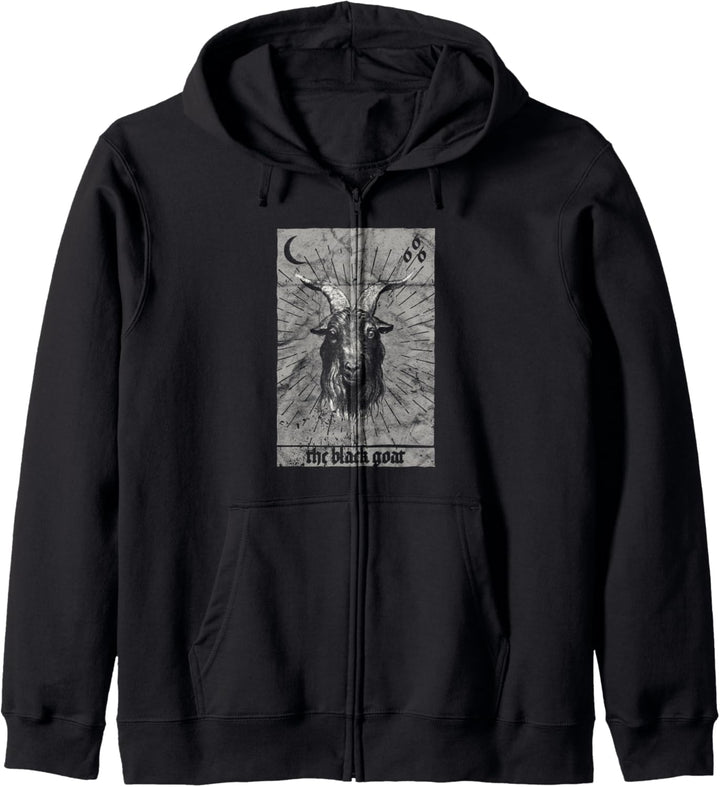 Occult The Black Goat Okkult Satan Tod XIII Esoterik Okkult Kapuzenjacke