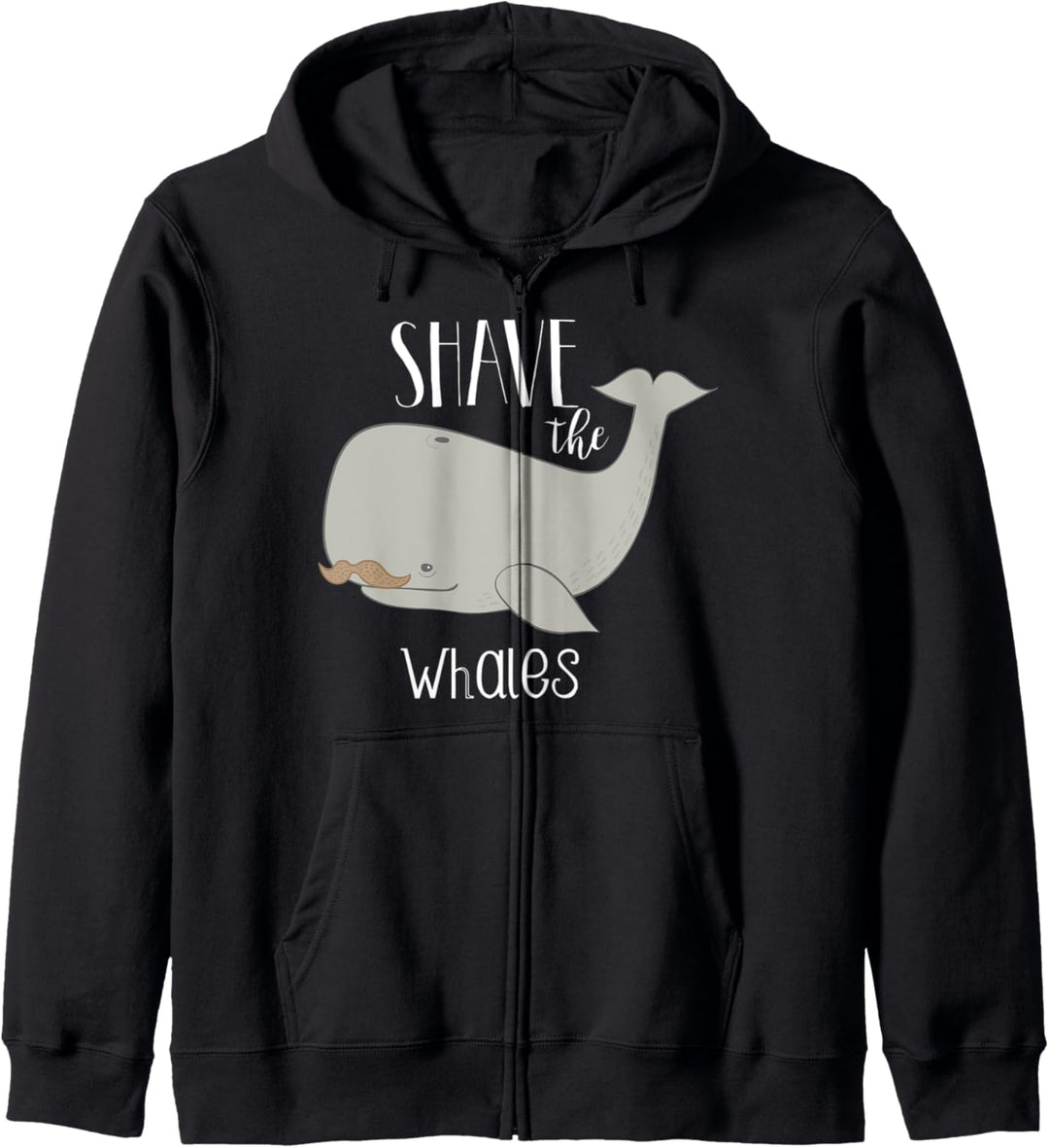 Shave the Whales Lustiger Wal Kapuzenjacke