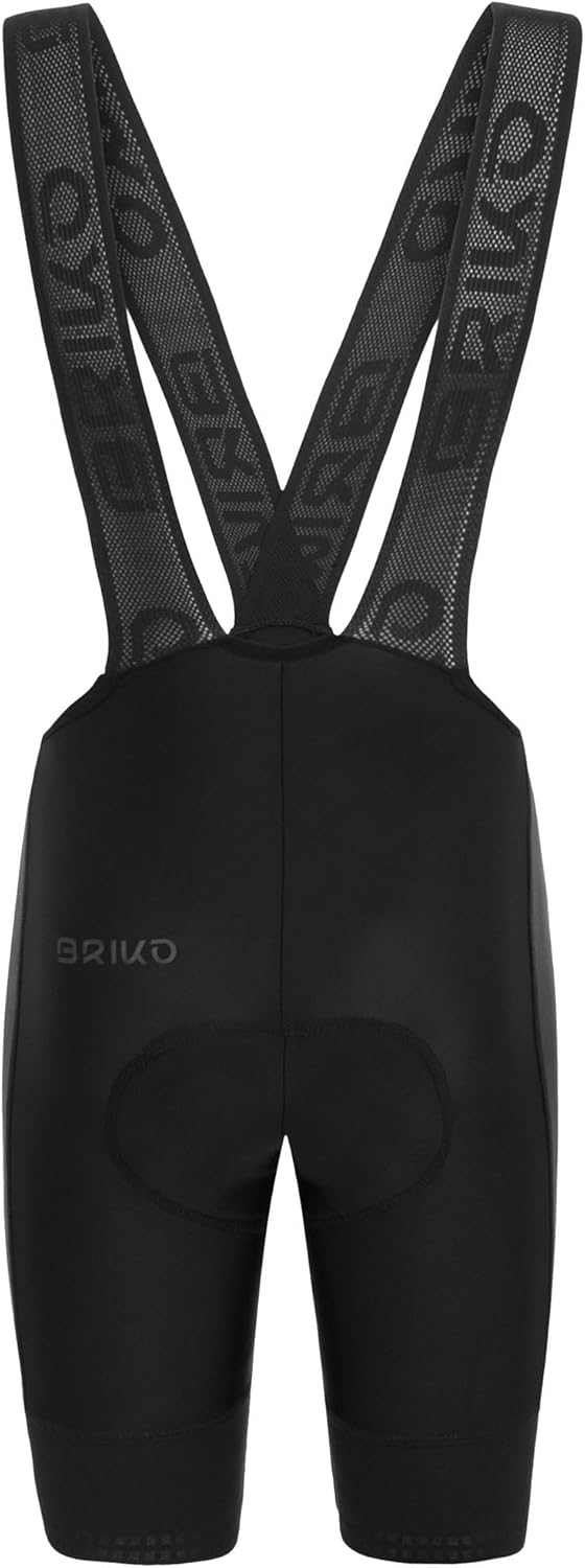Briko Damen Ultralight Lady Bibshort Latzhose für Radsport XS Schwarz, XS Schwarz