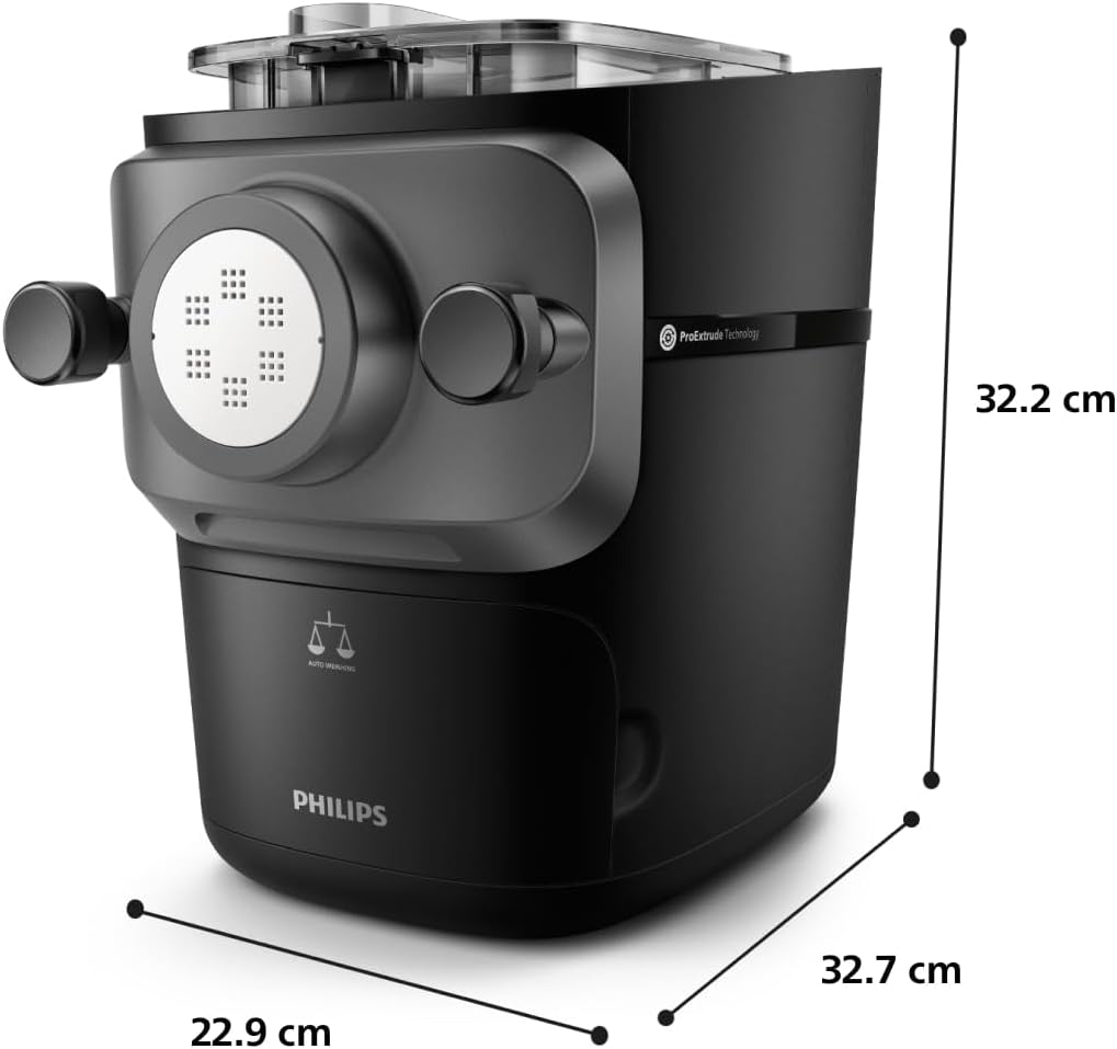 Philips Nudelmaschine Serie 7000, ProExtrude-Technologie, Automatisches Abwiegen, vollautomatisch, 8
