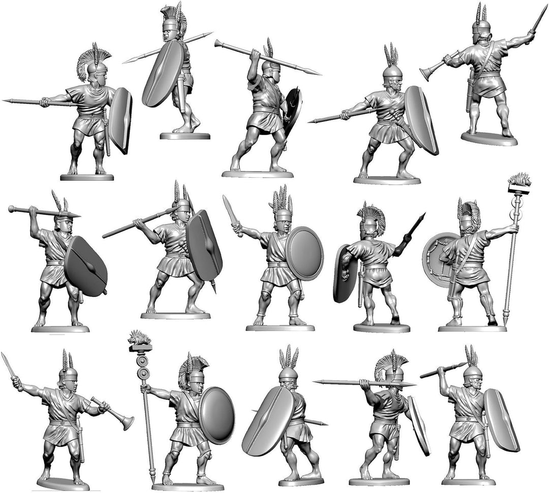 Victrix VXA015 - Antike gepanzerte Samniten - 24 Figuren Set - 28mm Plastikminiaturen - Krieger der