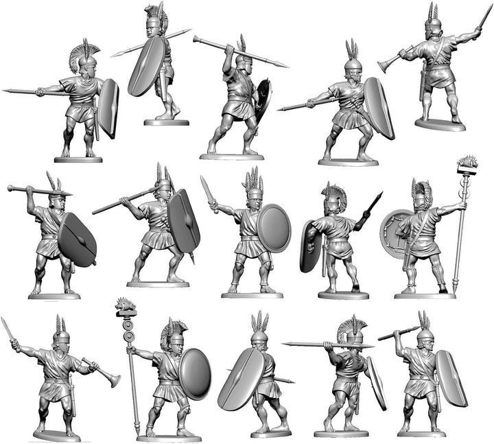 Victrix VXA015 - Antike gepanzerte Samniten - 24 Figuren Set - 28mm Plastikminiaturen - Krieger der