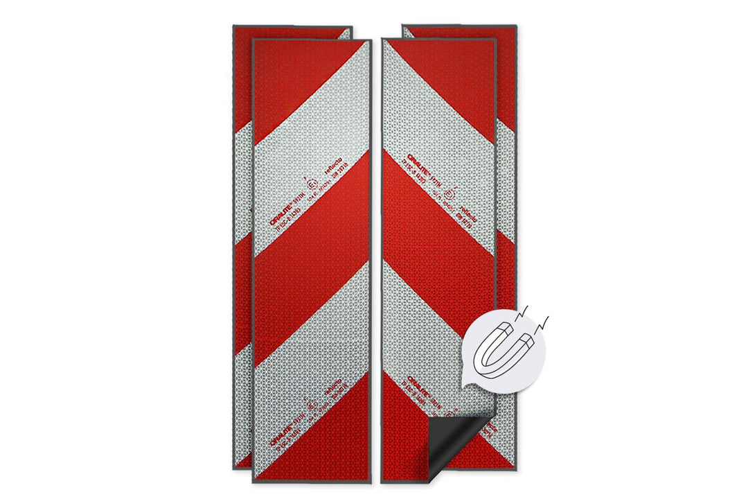 Magnetische Reflecto Kfz-Warnmarkierung aus Orafol ORALITE 5921M in vielen Varianten (Reflexfolie, 4