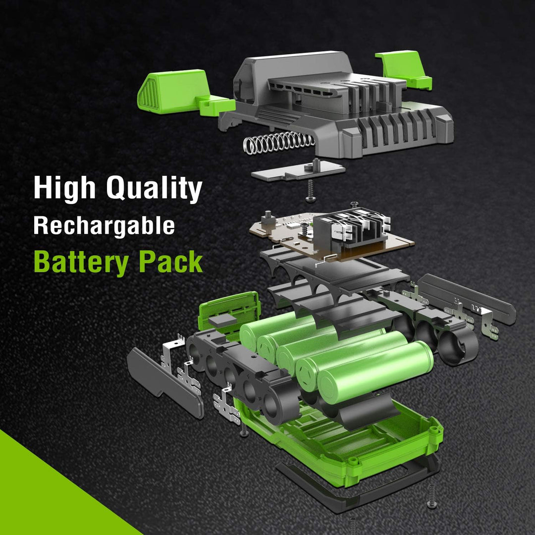 WORKPRO Lithium-Ionen-Akku 20 V 4,0 Ah für kabellose Werkzeuge, 4,0 Ah