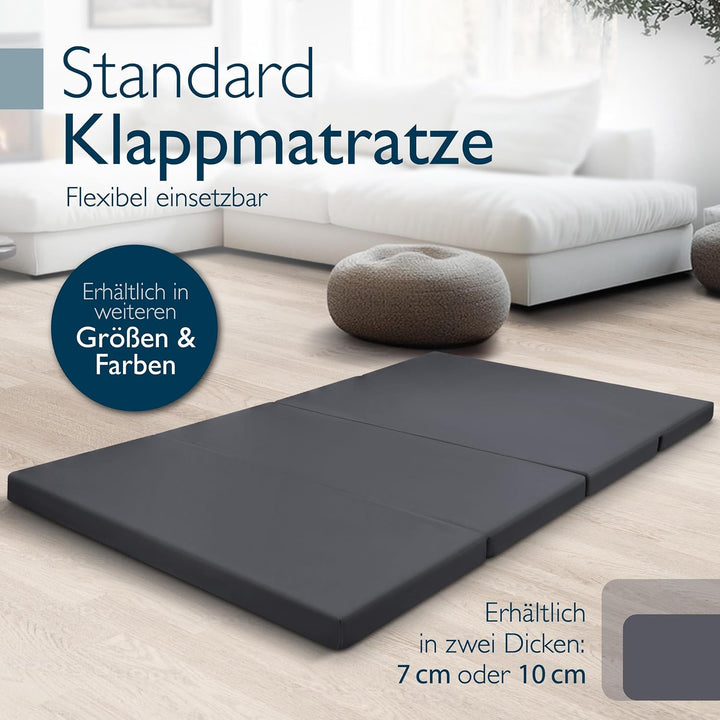 Klappmatratze Gästebett klappbar 120x195 cm Faltmatratze – Beautissu Gästematratze faltbar Reisematr