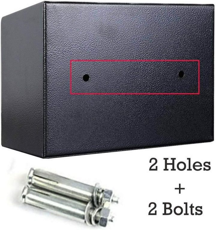Elektronischer Passwort-Sicherheitssafe für Geld Bargeld Pfandbox Büro Home Safety Mini 4,6 l sicher