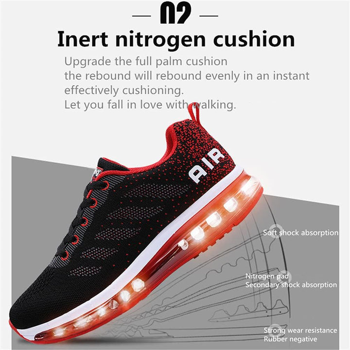 Unisex Sportschuhe Herren Damen Laufschuhe mit Luftpolster Turnschuhe Sneakers Air Schuhe Trainer Le