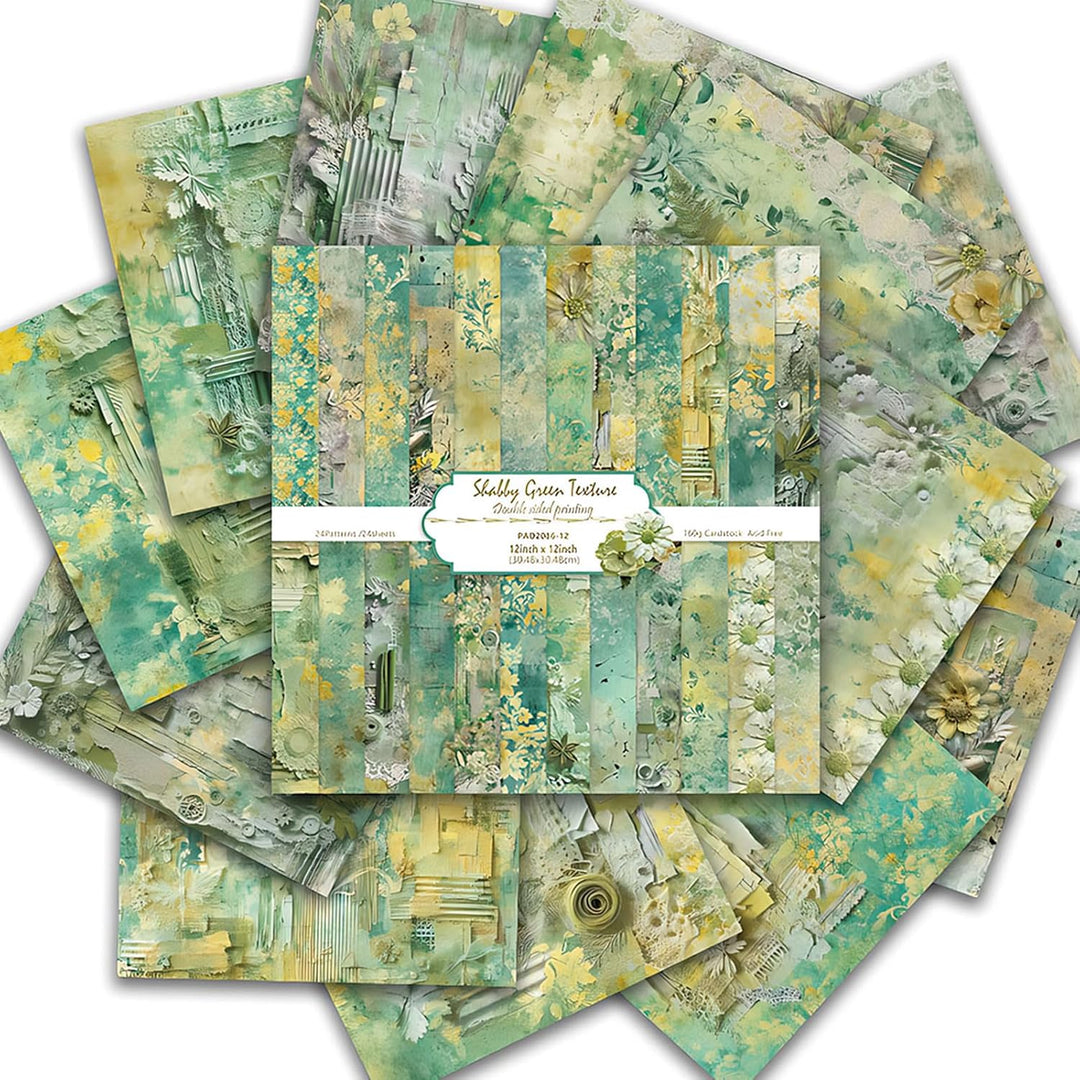 48 Stück Designpapier Block mit Muster Doppelseitiges Scrapbook Papier Decoupage Papier Hintergrundp