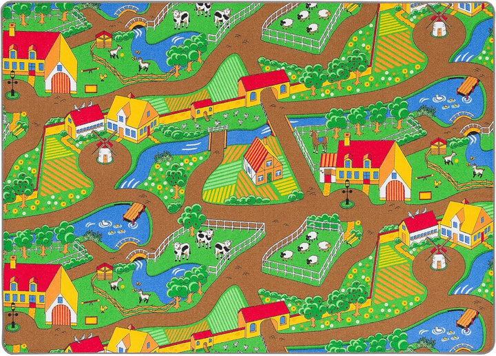 Pergamon Strassenteppich Beidseitig Kinder Spielteppiche für Kinderzimmer und Spielzimmer 160x240 cm
