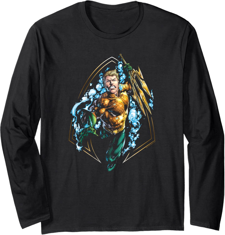 Aquaman Thrashing Langarmshirt