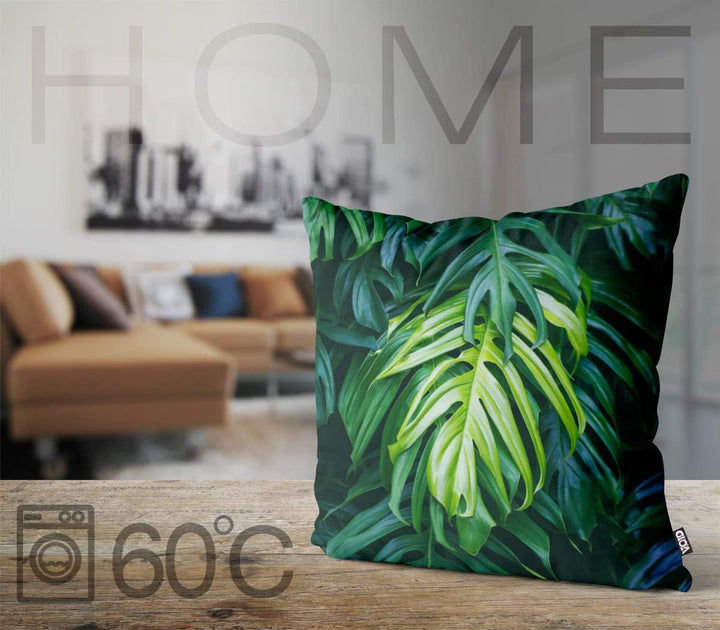 VOID Palme Tropen Polyester Kissenbezug Kissenhülle Outdoor Indoor Südsee, Kissen Grösse:50 x 50 cm,