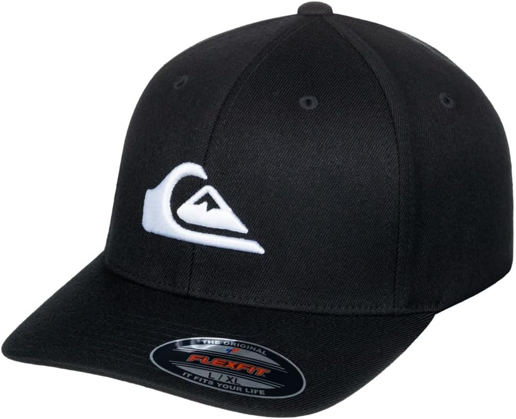 Quiksilver Herren Hut Mountain and Wave S BLACK/WHITE, S BLACK/WHITE
