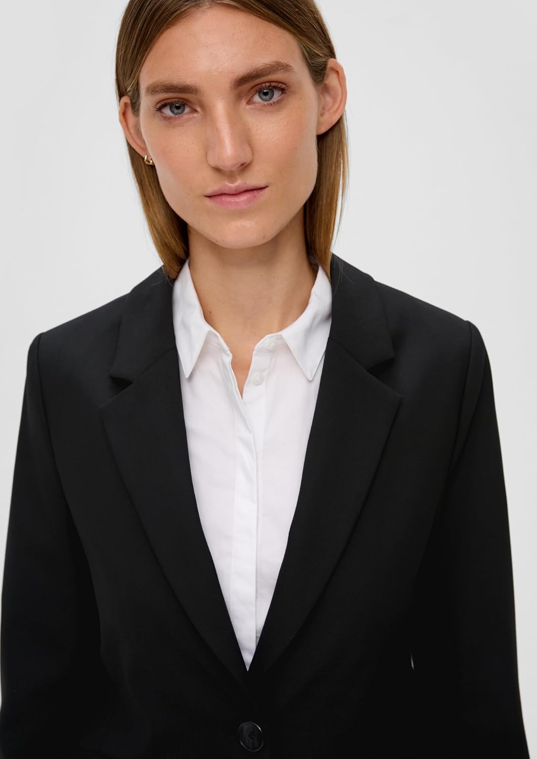 s.Oliver Blazer aus Viskosemix 36 9999_schwarz, 36 9999_schwarz
