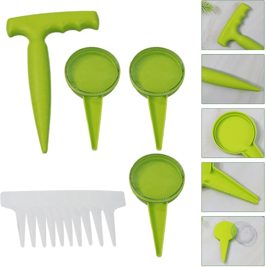 Garten-Abstandshalter, 14-faches Aussaat-Set | Verstellbarer Abstandshalter für kleine Aussaat von B