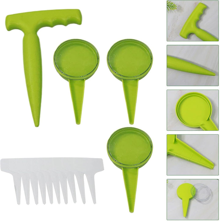 Garten-Abstandshalter, 14-faches Aussaat-Set | Verstellbarer Abstandshalter für kleine Aussaat von B