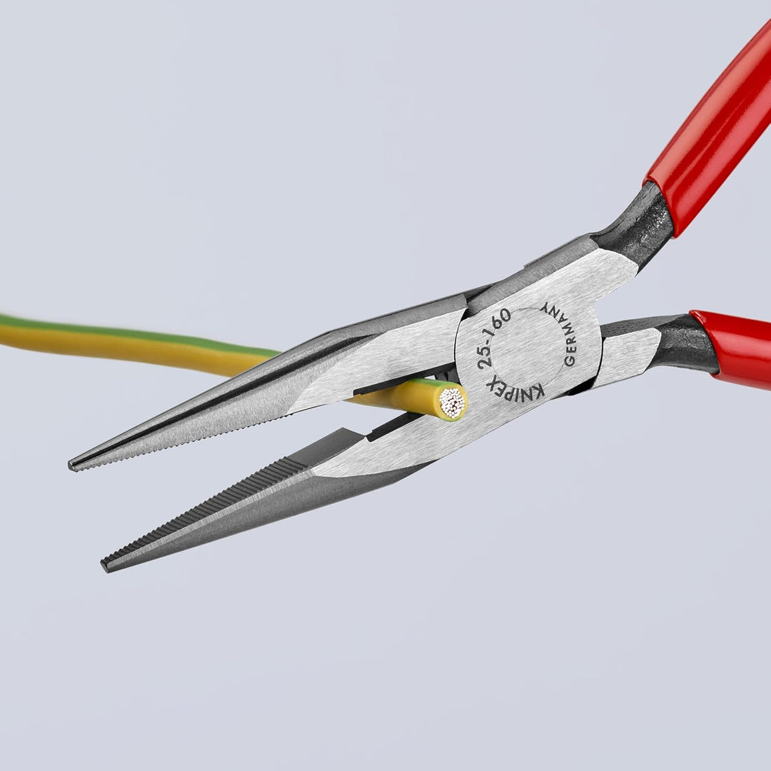 Knipex 25 01 160 - Zange (Seitenschnitt, Chrom-Vanadium-Stahl, Kunststoff, rot) einheitsgrösse, einh