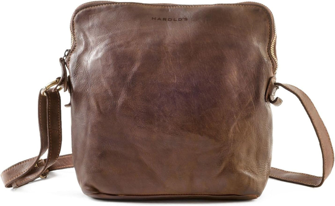 Harold's Submarine Umhängetasche Leder 24 cm Braun, Braun