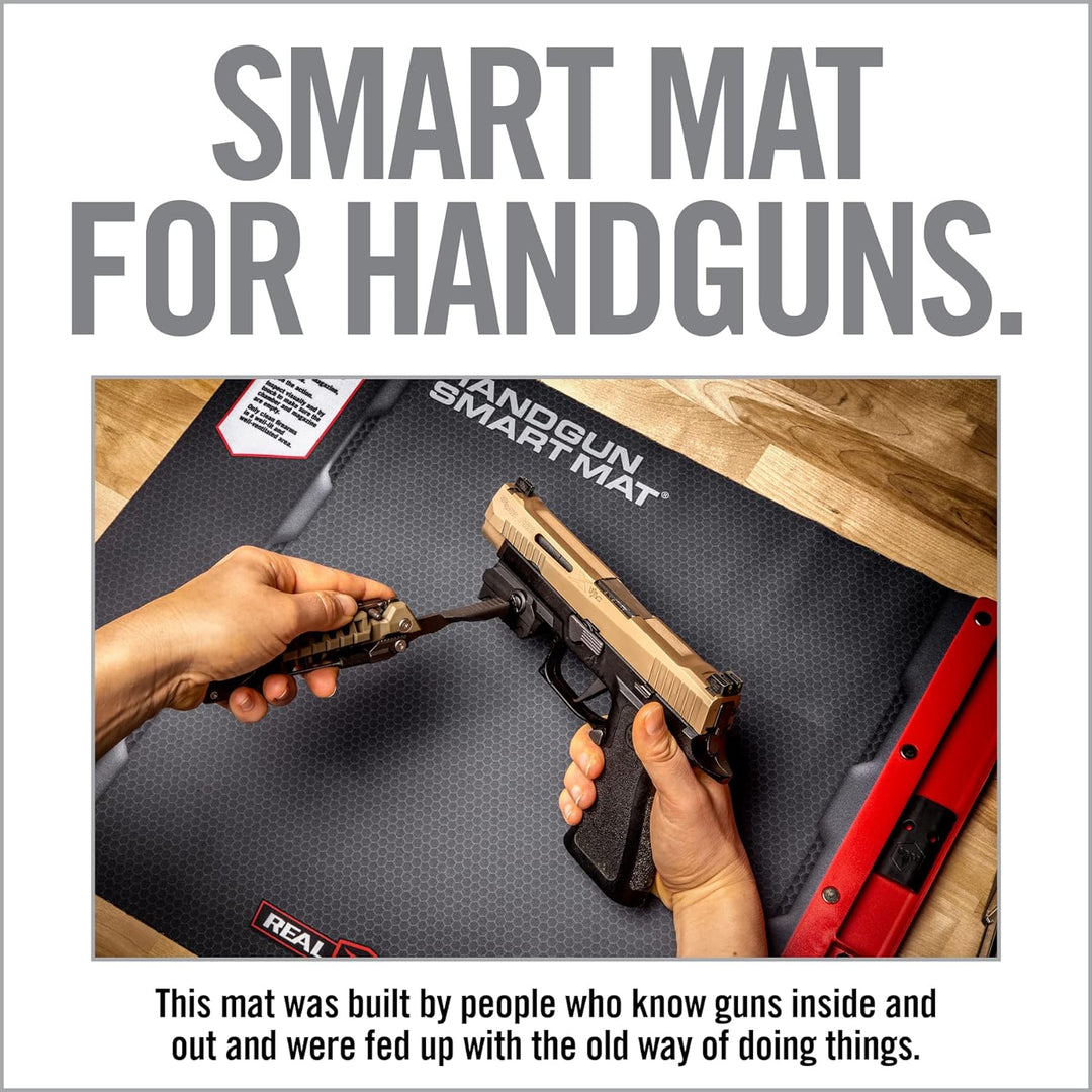 RealAvid Unisex-Adult Real Avid Handgun Smart Mat, Black, no Size