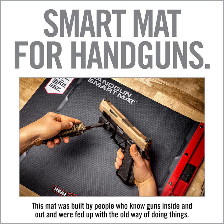 RealAvid Unisex-Adult Real Avid Handgun Smart Mat, Black, no Size