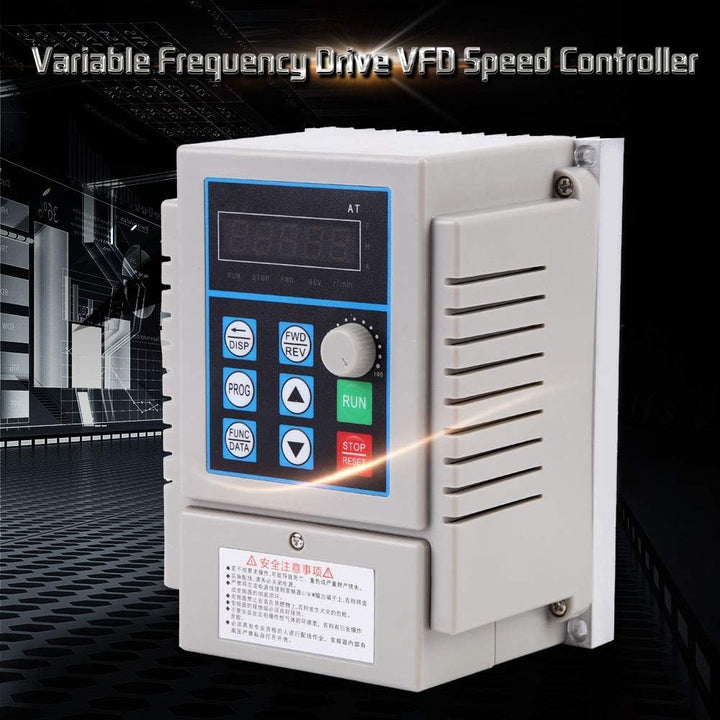 Frequenzumrichter Professioneller VFD AC 220V 0.75kW Frequenzumrichter Inverter Drehzahlregler 0.75k
