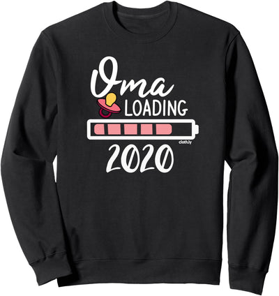 Oma Loading 2020 werdende Omi Geschenk Baby Verkündung Sweatshirt