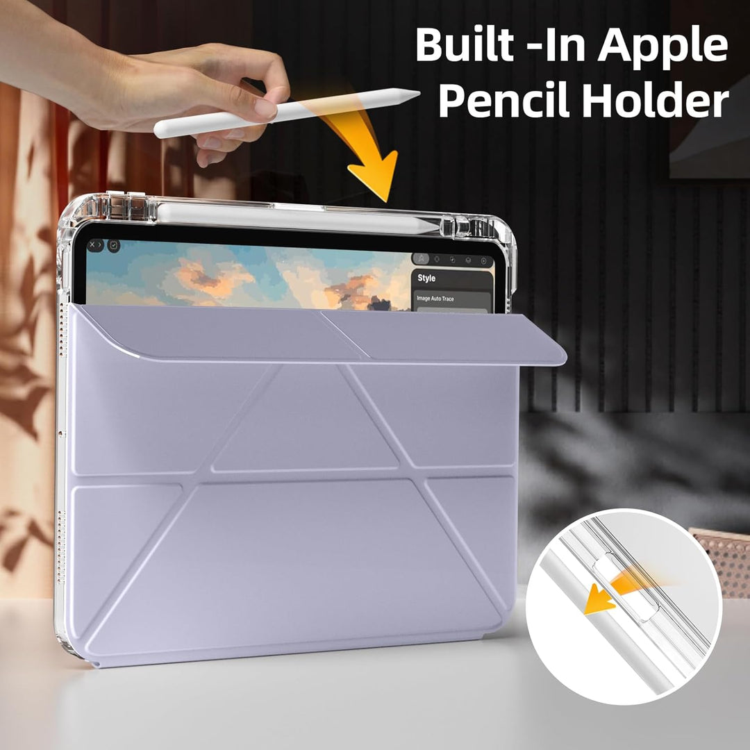 Hülle für iPad 11. Generation (A16) 11 Zoll 2025, iPad 10. Generation 10,9 Zoll 2022 mit Stifthalter