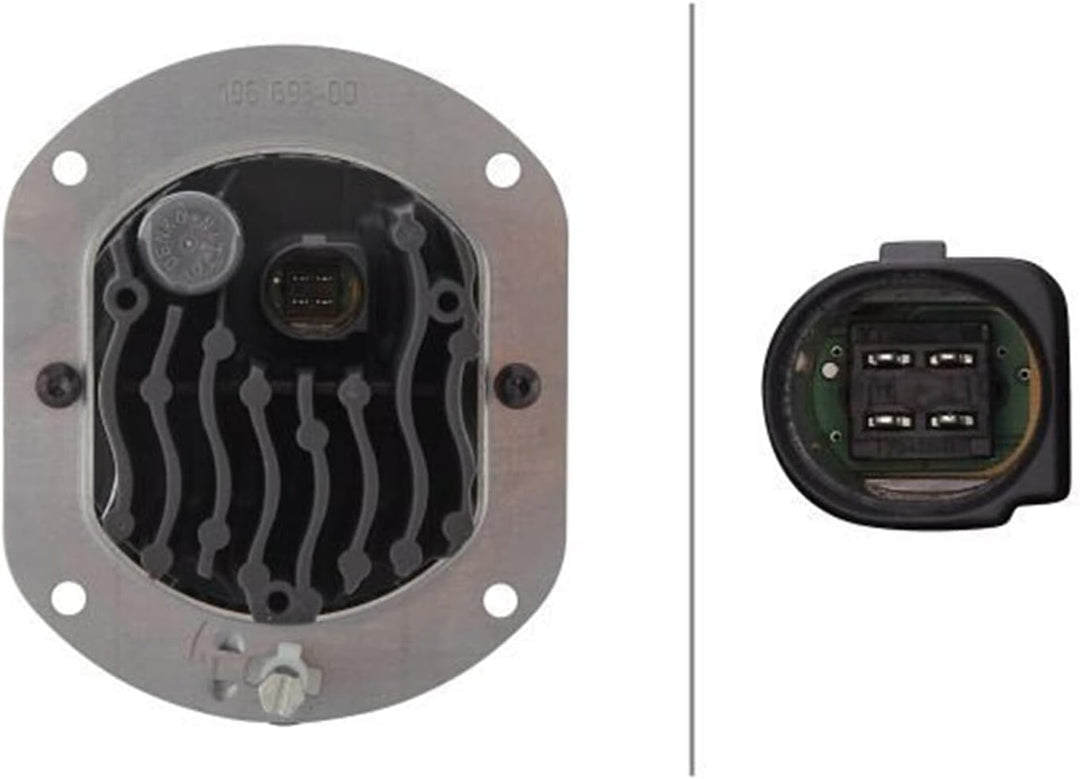 HELLA - DE/LED-Fernscheinwerfer - 90mm Performance L4060 - E1 3831/ECE-R112/ECE-R10/E1 7 - 1F0 011 9