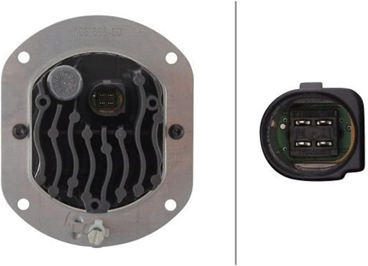 HELLA - DE/LED-Fernscheinwerfer - 90mm Performance L4060 - E1 3831/ECE-R112/ECE-R10/E1 7 - 1F0 011 9