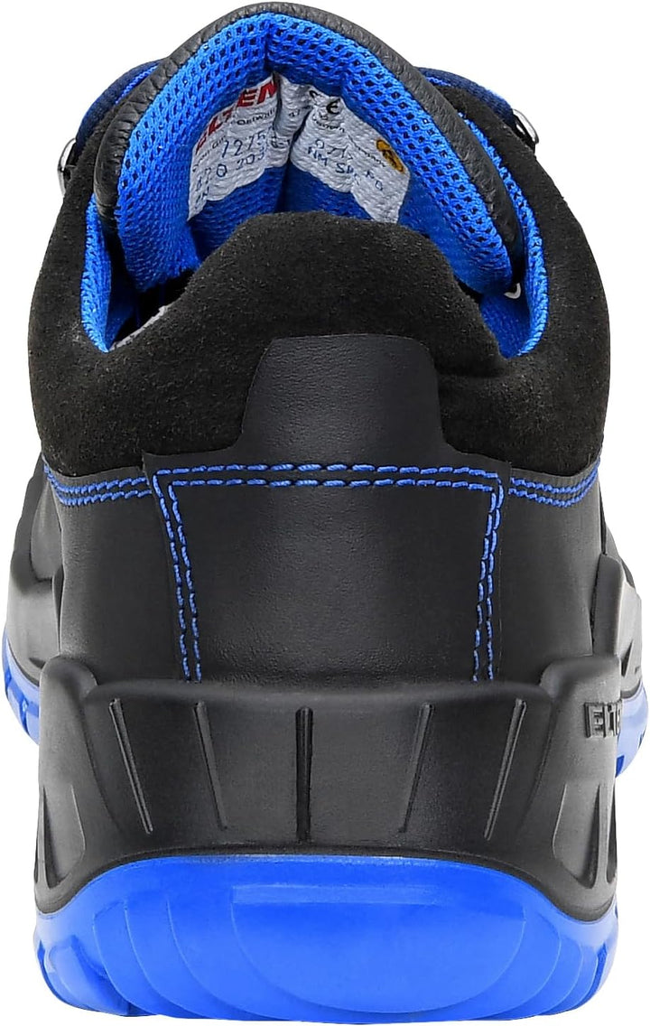 ELTEN Sicherheitsschuhe ALESSIO XXW Low ESD S3, Damen und Herren, Lederschuh, robust, Blau, Stahlkap