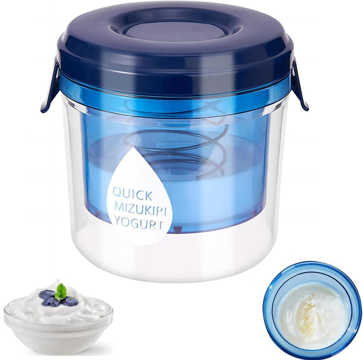 Griechischer Joghurt Sieb,Joghurt Abtropfsieb mit Deckel,Feine Filtersiebe Joghurt Sieb Wiederverwen