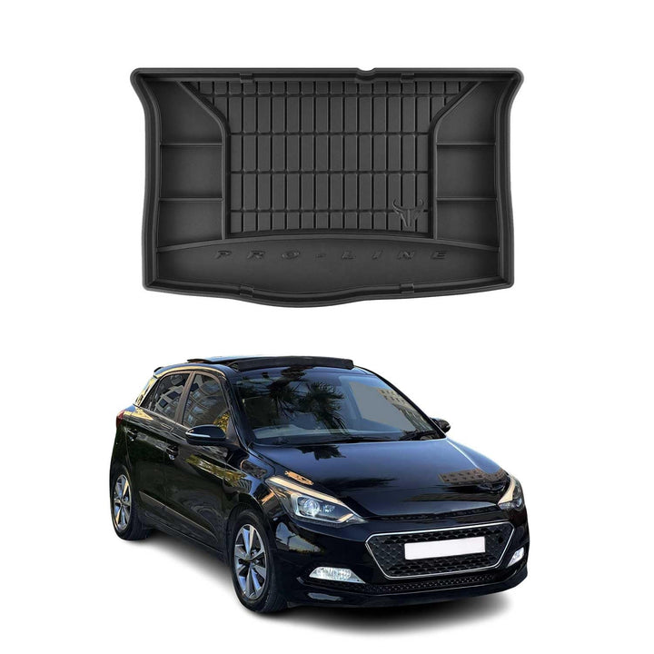 OMAC Gummi Kofferraumwanne kompatibel mit Hyundai i20 Comfort 2014-2020 TPE Laderaumwanne