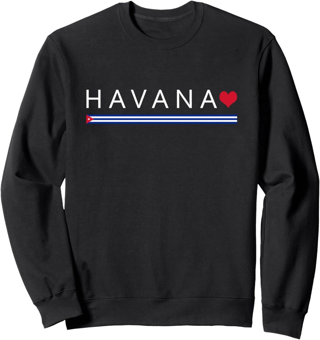 Cuban Flag Cuba Miami Havana Love Spanish Gift Sweatshirt