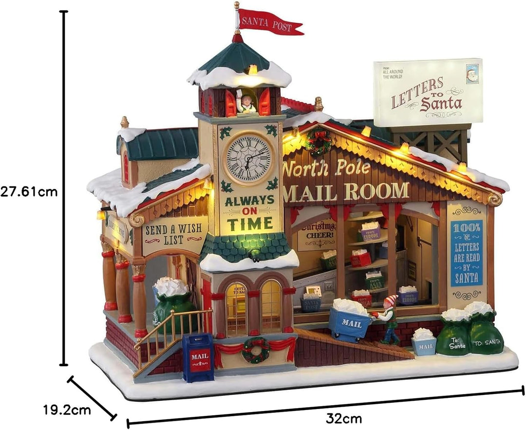 Lemax 15733-UK Santa's Wonderland Sights & Sounds: North Pole Mail Room