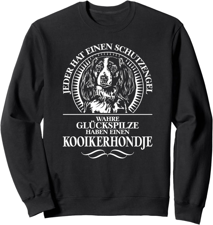 Kooikerhondje Schutzengel Kooiker Hund Hunde Spruch Sweatshirt