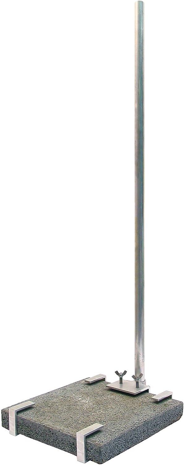TechniSat Balkonständer (für Digidish 33/45 mit Gehwegplatten Aufnahme für die stabile Befestigung e