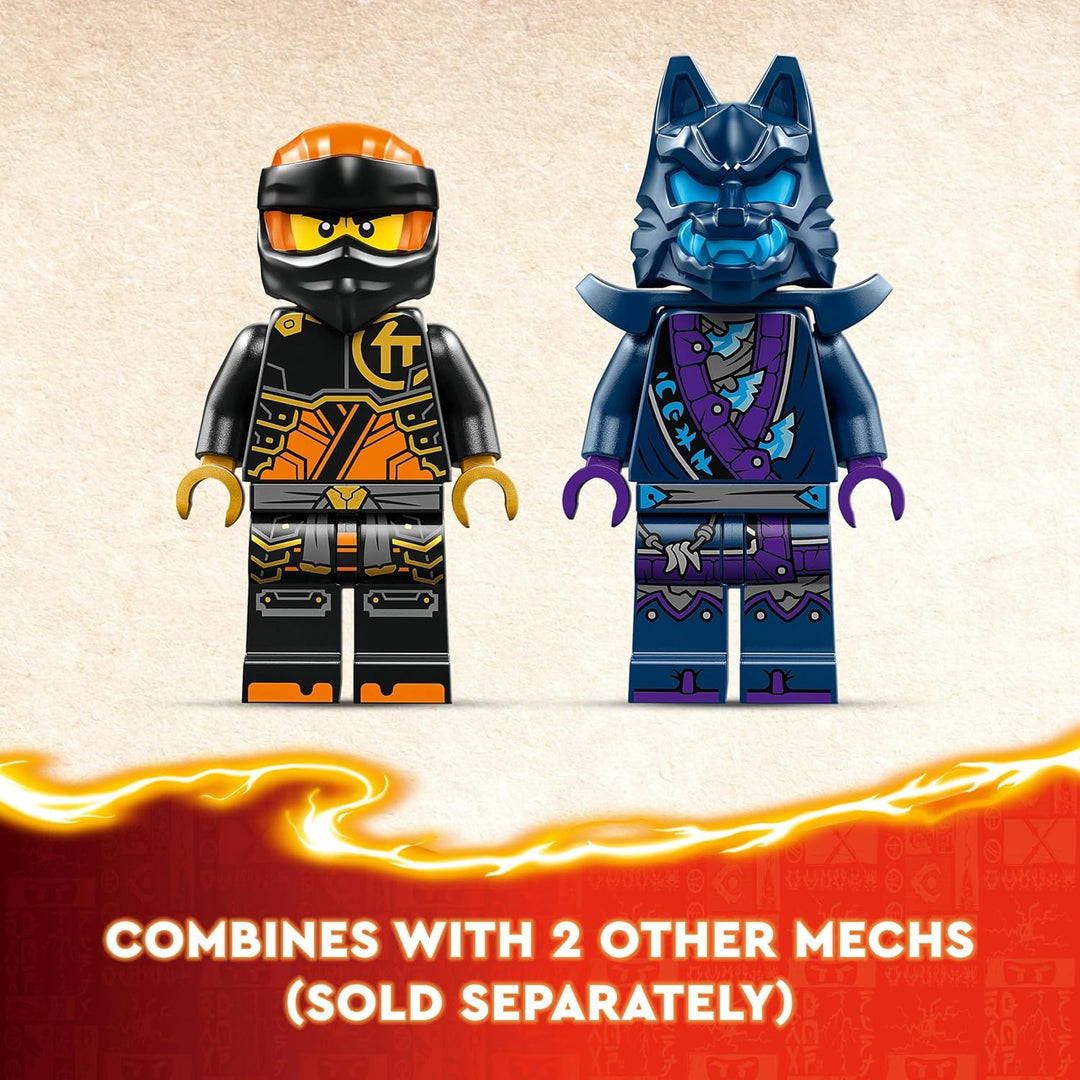 LEGO NINJAGO Egalt der Meisterdrache & NINJAGO Coles Erdmech, Actionfiguren-Spielzeug mit veränderba
