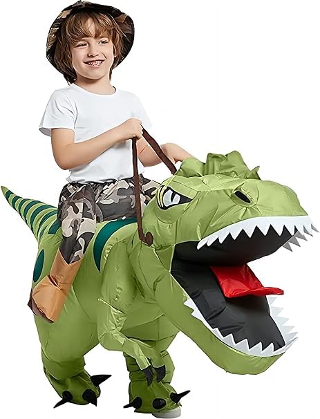 FXICH Aufblasbare Dion Kostüme Aufblasbare Dinosaurier Kostüm Erwachsene dinosaur Anzug Karneval Par