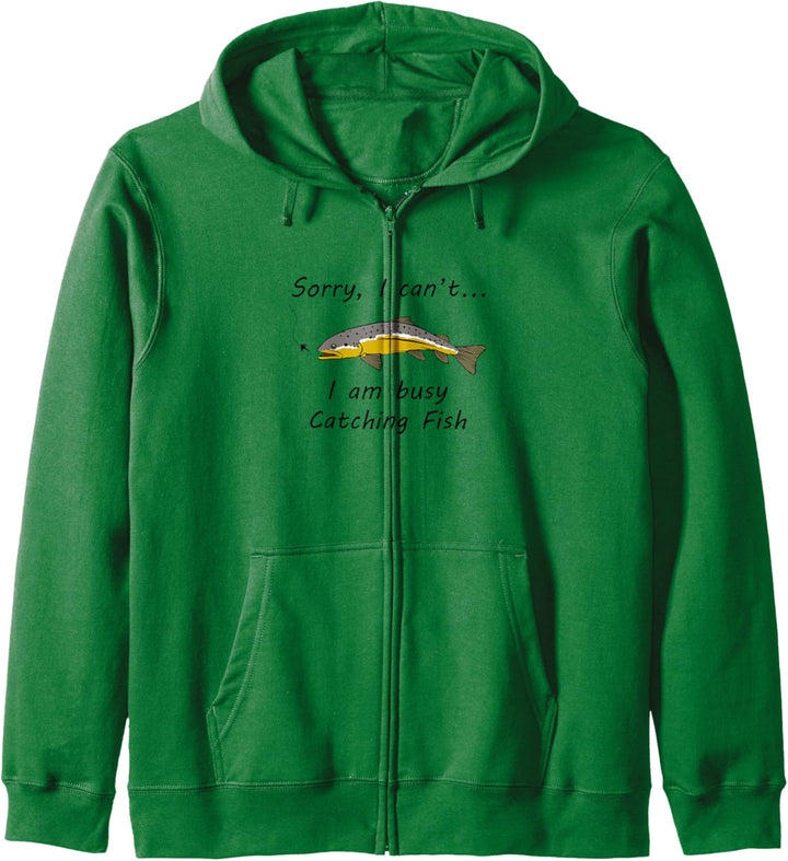 Cathing Fisch Fischer Hobby Fischer Forelle Kapuzenjacke