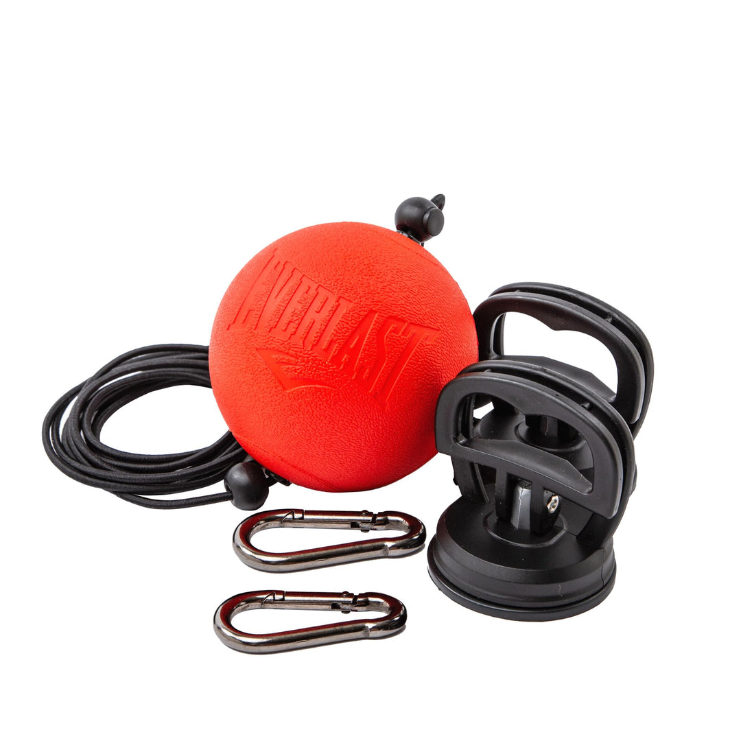 Everlast Powerlock Double End Reflex Ball, Mittelgrosser Reflexsack, Höhen- & Spannungseinstellung,
