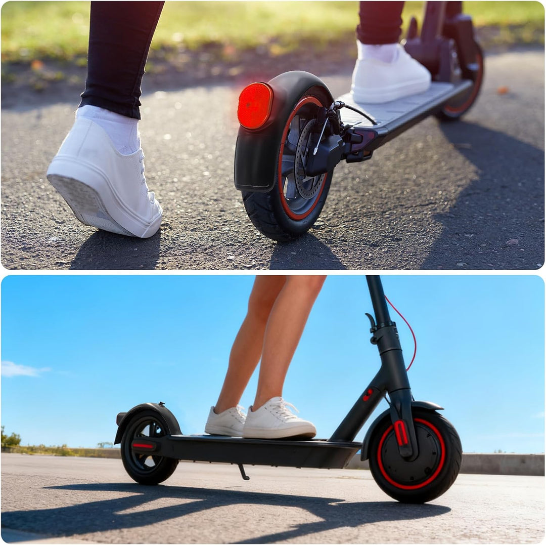 Hinterer Kotflügel + LED-Rücklicht-Kit für Xiaomi Scooter 4 Pro & 2nd Gen, Integriertes Set Ohne Zus
