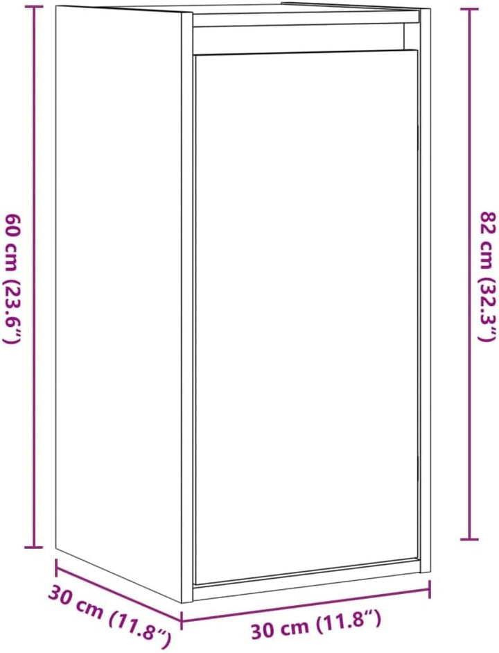 vidaXL Wandschrank Hängeschrank TV Schrank Holzschrank TV Möbel Regal Aufbewahrung Wohnzimmer Bücher