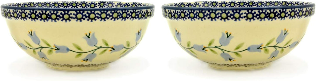Bunzlauer Müslischalen 15 cm im 2er-Set Dekor Agnes, Dekor Agnes