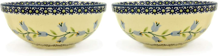 Bunzlauer Müslischalen 15 cm im 2er-Set Dekor Agnes, Dekor Agnes